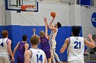 MBBall vs Emerson  Wheaton College Men's Basketball vs Emerson College is the first round of the NEWMAC Basketball Championships. - Photo By: KEITH NORDSTROM : Wheaton, basketball, NEWMAC MBBall2024